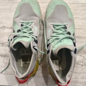 Nike Mint Green and Gray Sneakers